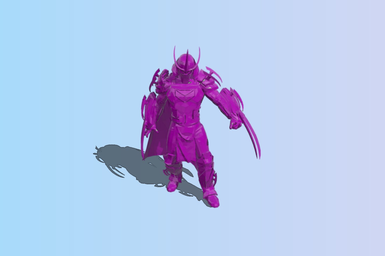 Shredder Statue