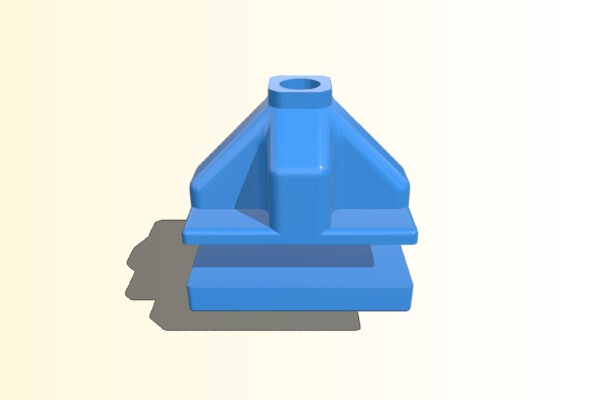 Desk Lamp Clamp | 3d print model