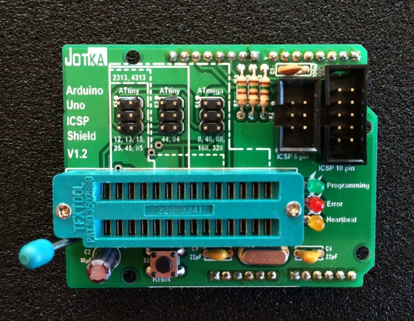 Arduino Nano Programming Shield Case for ATtiny and ATmega