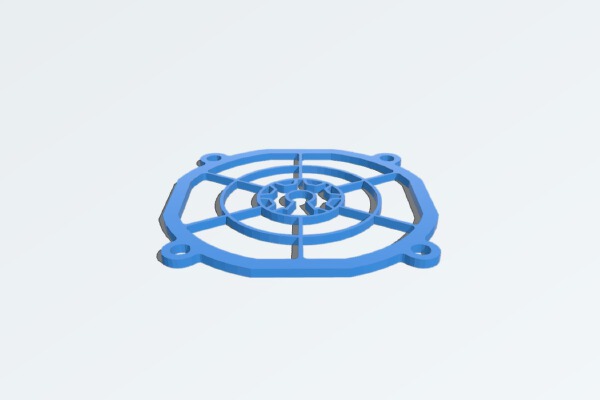 60 mm Fan Grille | 3d print model