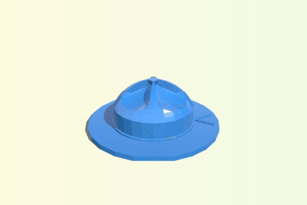 Army Drill Hat | 3d print model