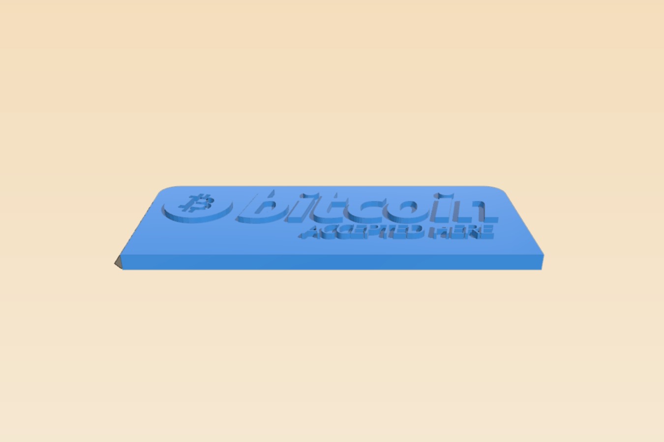 Bitcoin Accepted Here Sign