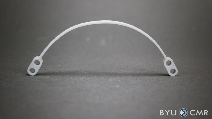 FlexLinks: Fixed-Fixed Beam - Half Circle (LEGO®-Compatible) | 3d print model