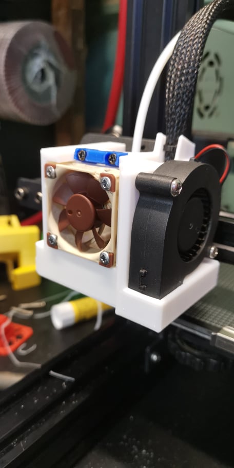Anycubic Mega Zero 1.0 & 2.0 - "Gauge Against The Machine" - Hood & Fan duct with DTI mount