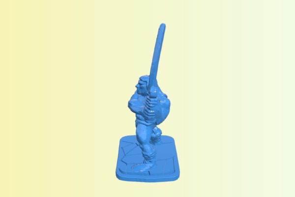 HeroQuest Barbarian with newbases | 3d print model