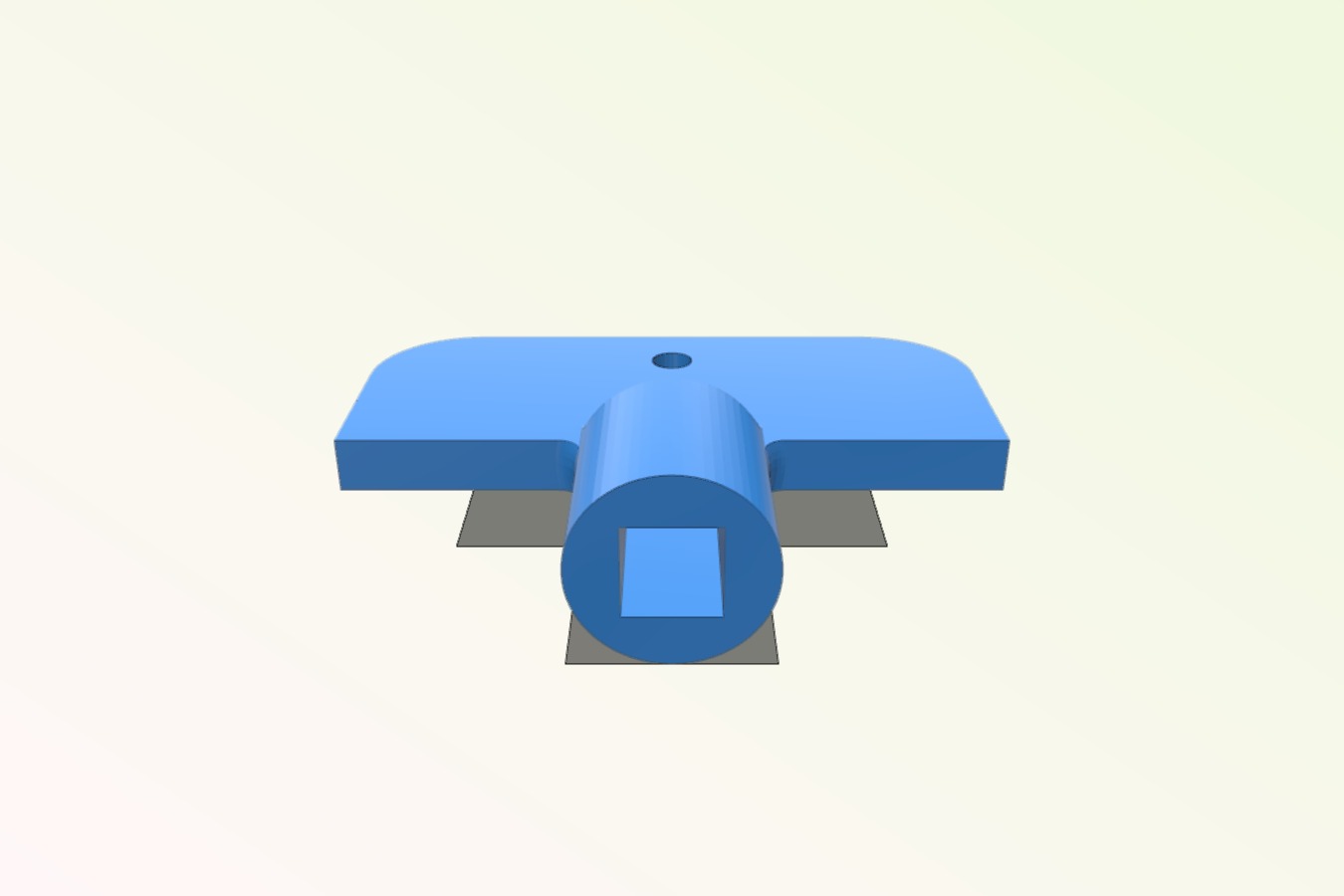 Water tap key