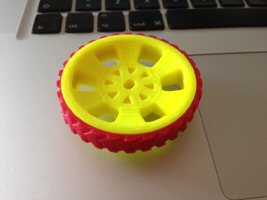 Rueda para robot con arduino. Wheel. | 3d print model