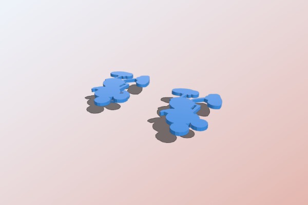 Disney Cufflinks | 3d print model