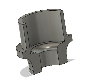 Saitek Logitech x56 Ministick stabilizer thumb button | 3d print model