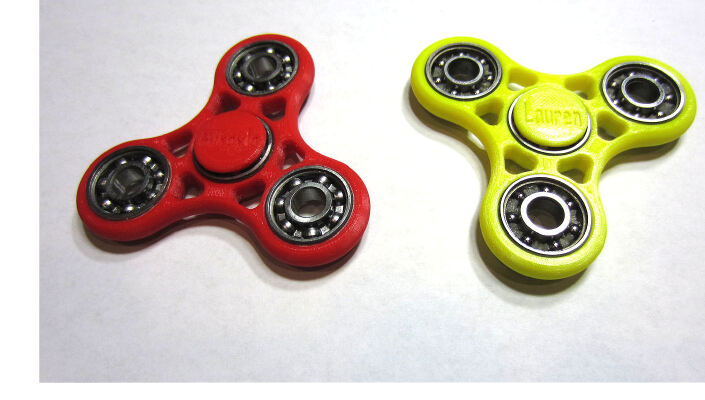 Fidget Spinner With Name Cap | 3d print model
