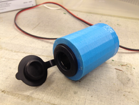 12v Plug adapter for benchtop power supply | 3d print model