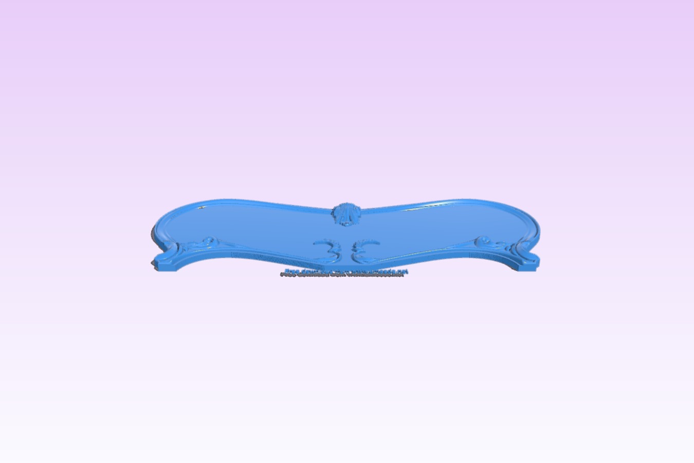 Bed frame pattern