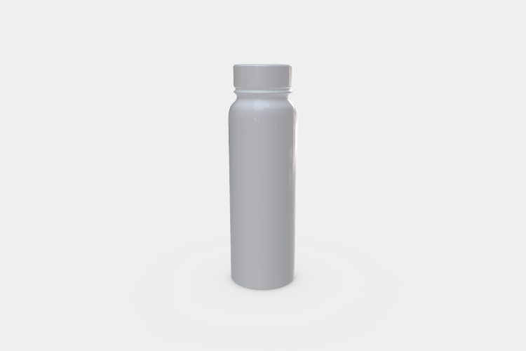 Free Milk Bottle Mockup