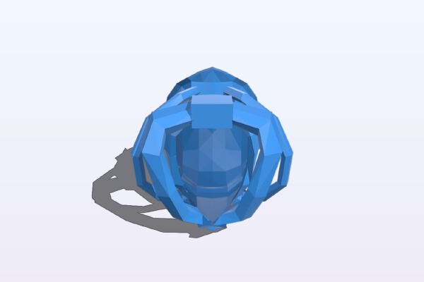 SWG Composite Helmet, low poly | 3d print model