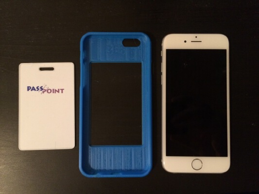 Badge carrier iPhone 6 cover | 3d print model