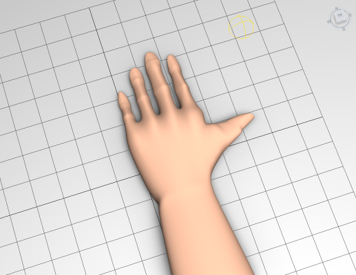 Basic Hand | 3d print model