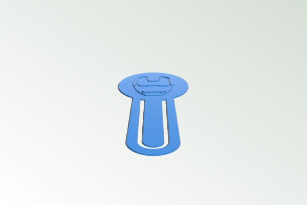 Iron Man Bookmark | 3d print model