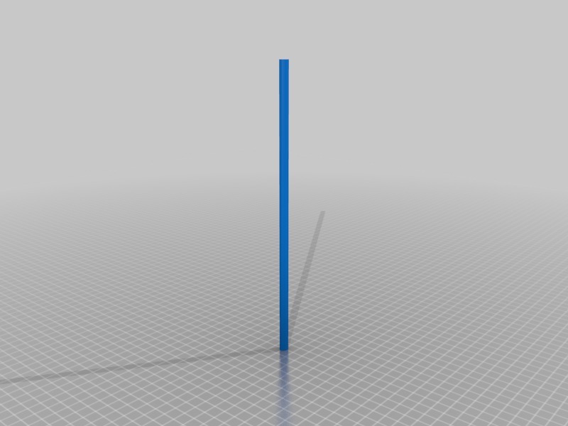 Anet A8 Z hight test pole 240mm
