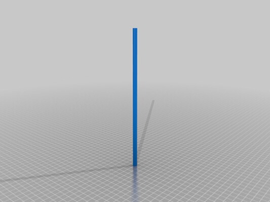 Anet A8 Z hight test pole 240mm | 3d print model