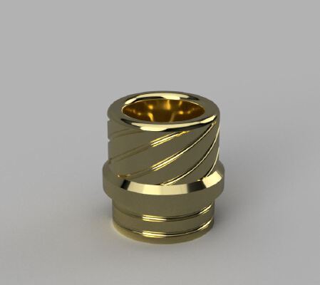 Riffled Chuff Tip | 3d print model