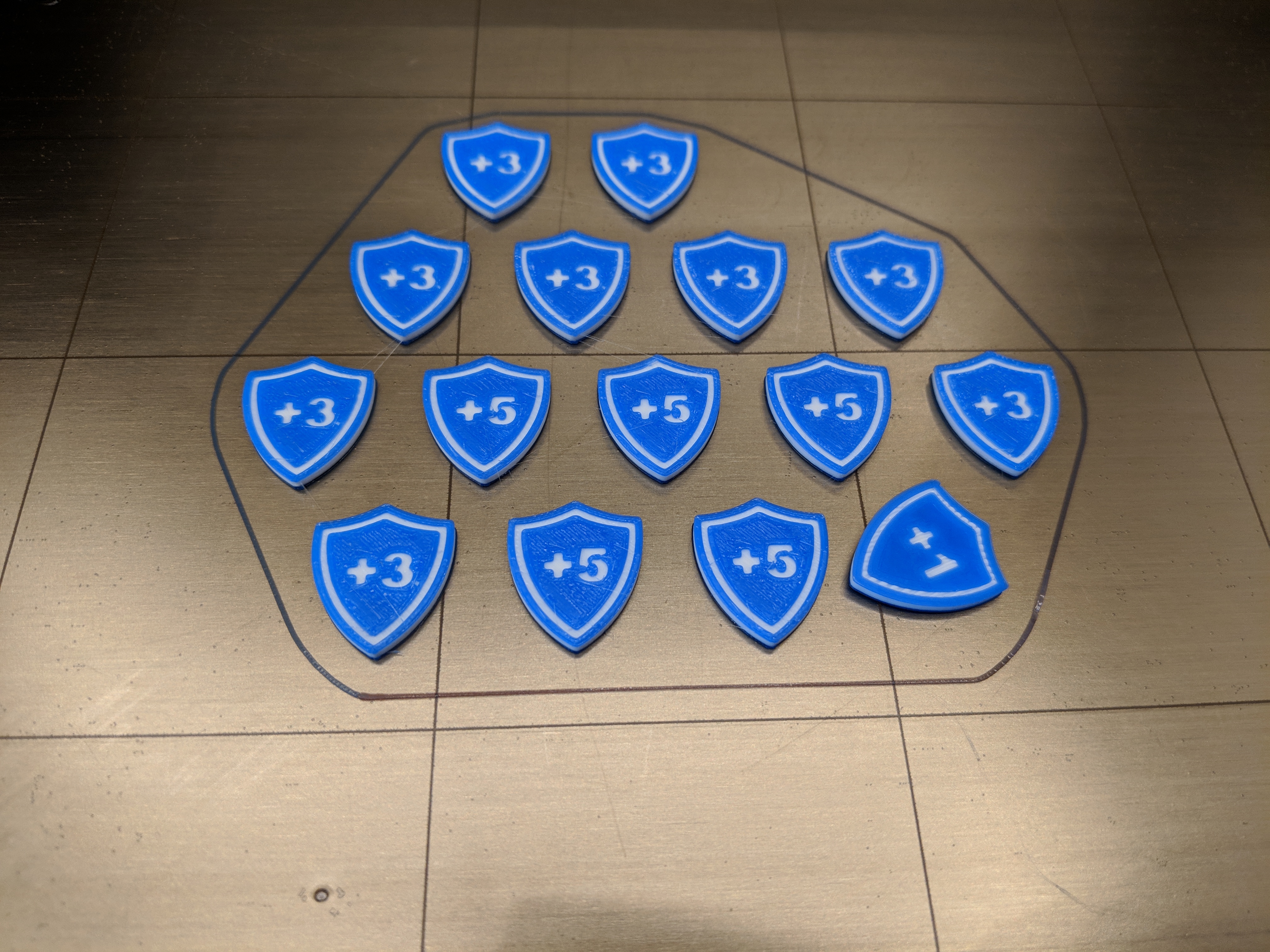 KeyForge double-sided token set