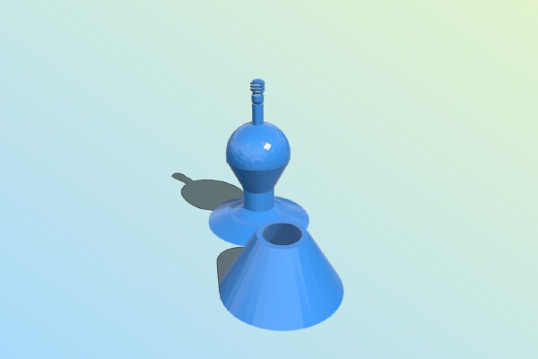 Connr L Lamp | 3d print model
