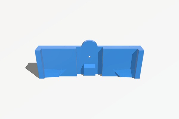 strong front wing, crashible | 3d print model