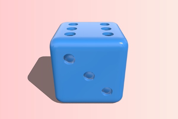 Magnetic Dice Building Blocks | 3d print model