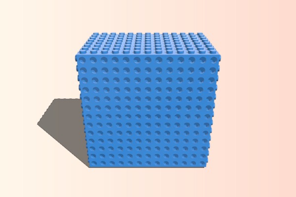 Lego Pen Cup | 3d print model