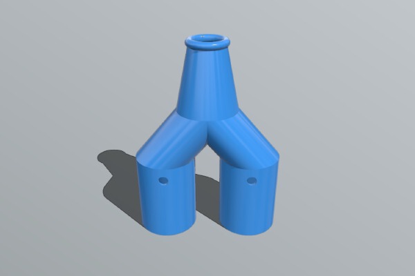 Spieskanon_ double strawpedo | 3d print model