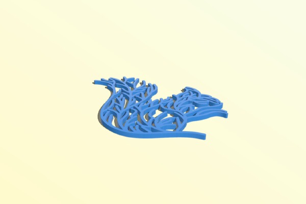 Abstract squirrel | 3d print model