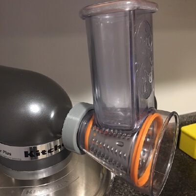 T-Fal Shredder to KitchenAid Mixer Drive Port Adapter | 3d print model