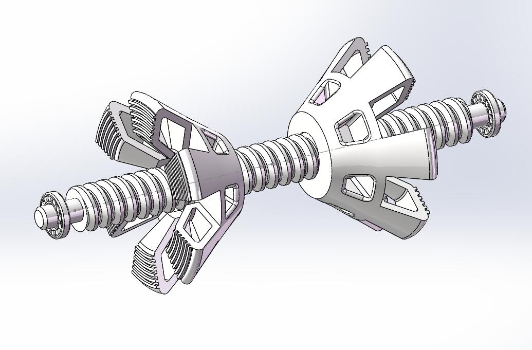 料盘变径中轴 (Filament diameter-adjustable center shaft)