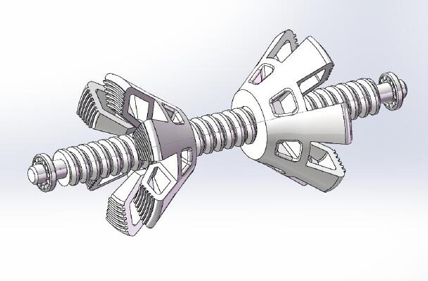 料盘变径中轴 (Filament diameter-adjustable center shaft) | 3d print model