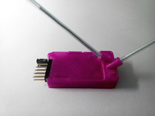 FrSky D4R-II receiver box and antenna holder | 3d print model