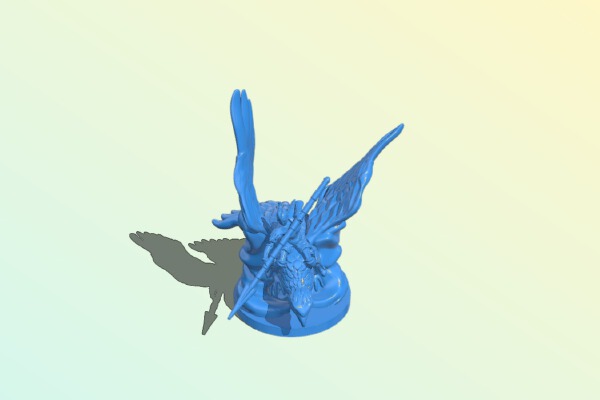 Eagle rider | 3d print model