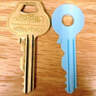 Corbin 59C2 key blank | 3d print model