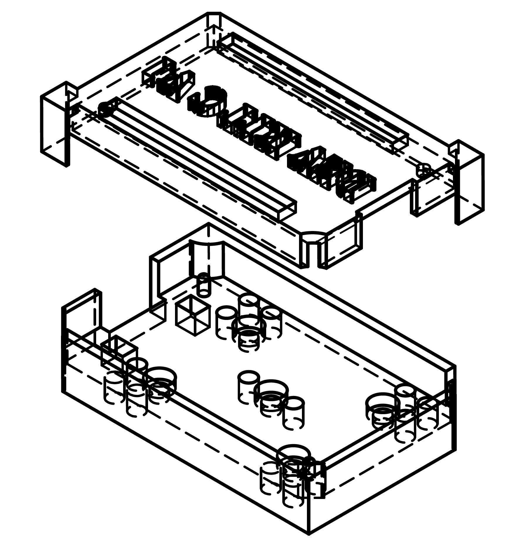 ESP32 WROOM32 DevKit-C ORIGINAL CASE for tamiya universal plate