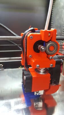 Direct drive prusa i3 E3D 608zz bearing | 3d print model