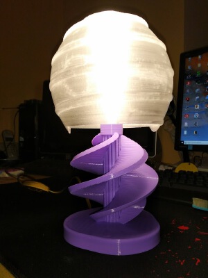 Lampe de chevet - bedside lamp | 3d print model