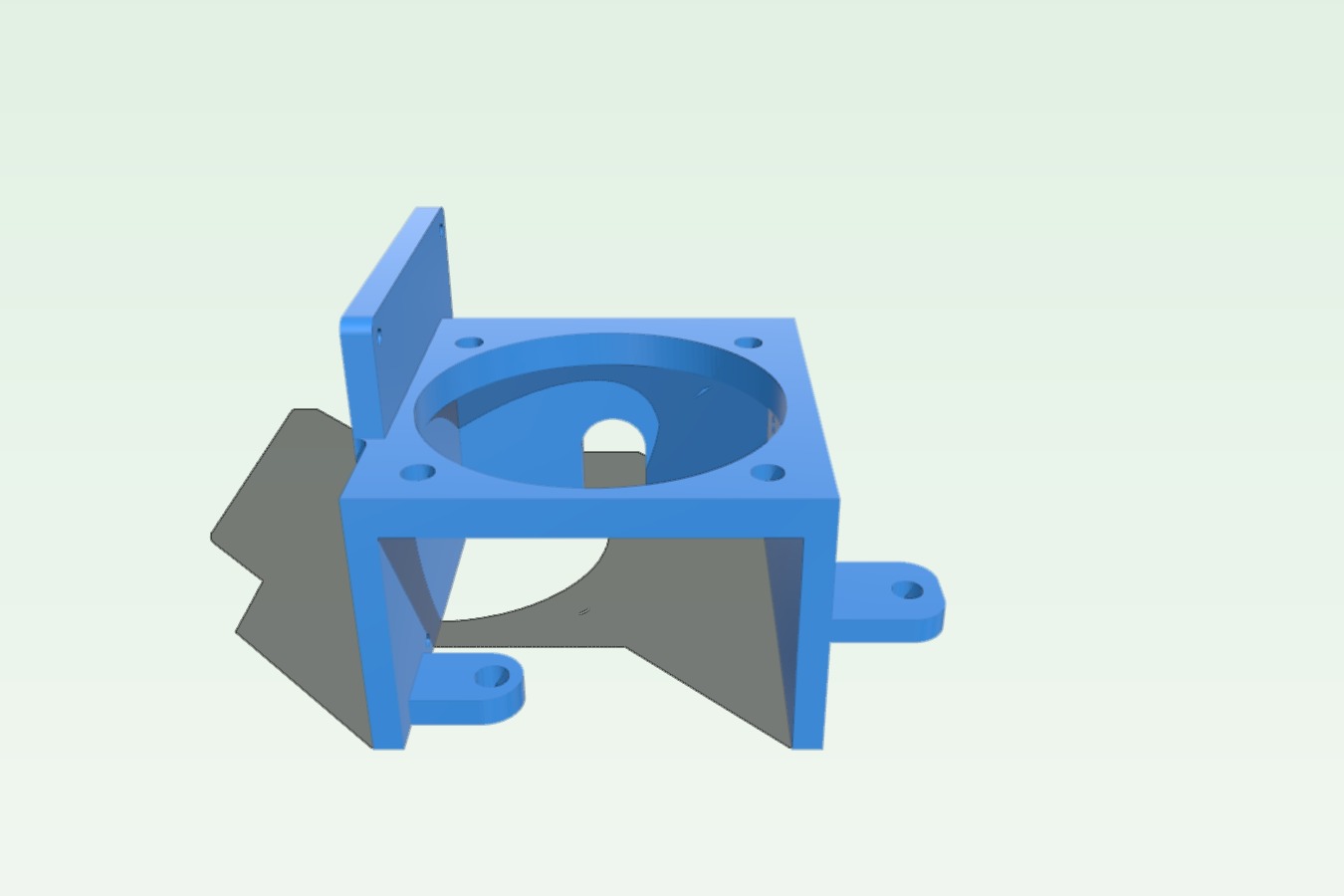 Hotend Fan cowl for a Tronxy X5SA Pro printer