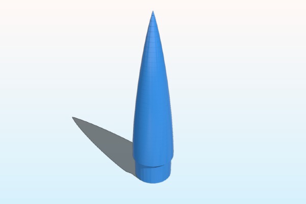 Von Karman_LD Haack series nose cone fiberglass template | 3d print model