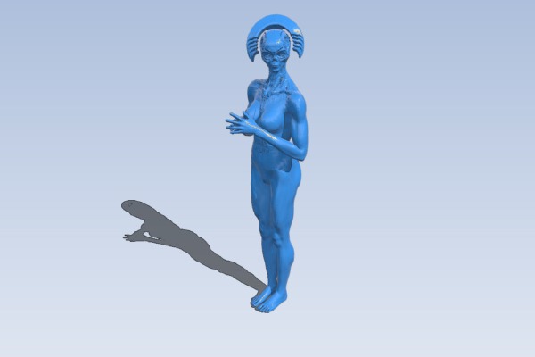 Cursed female warrior | 3d print model