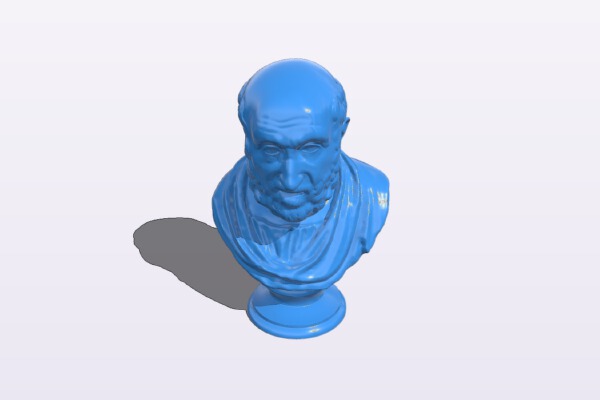 Hippocrates bust | 3d print model