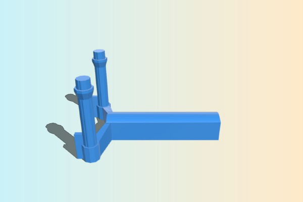 Blockbot 3.1 Machine Guns | 3d print model