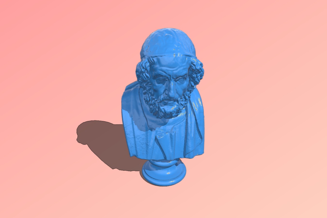 Portrait of Homer, Blind type – Famous statue