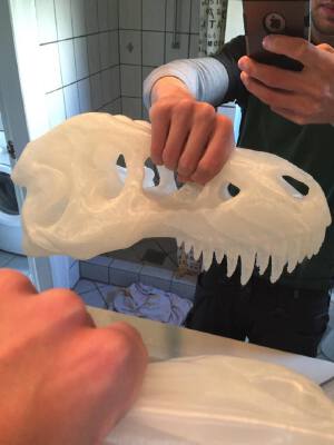 t rex easy print ( bigasstrex ) | 3d print model