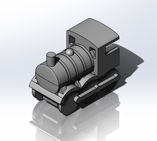 3D printable Train