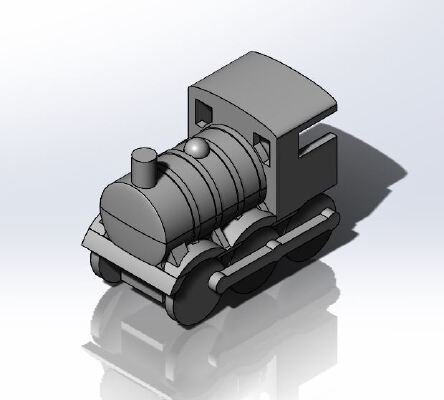 3D printable Train | 3d print model