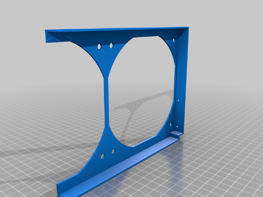 CSE-846 Server Fan Wall Bracket | 3d print model